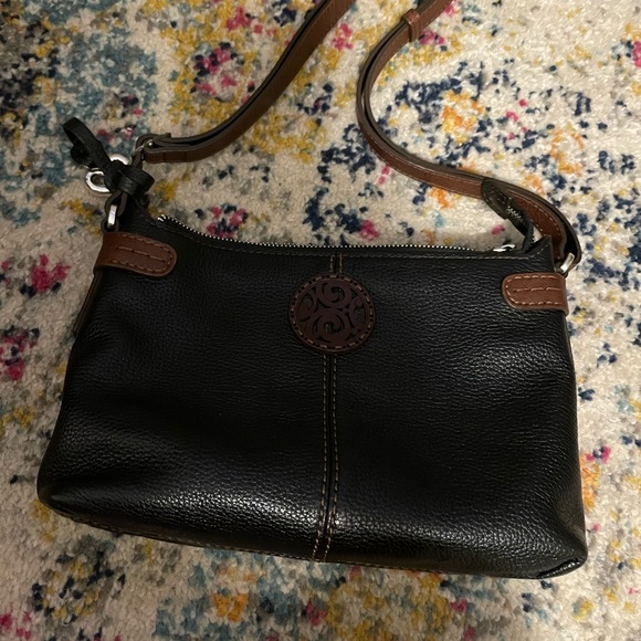 Beautiful black leather Brighton bag NWT, dust cover and box - Picture 4 of 7